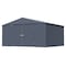 Arrow Storage Products Elite Galvalume Steel Premium Shed Storage Shed, 12 ft x 16 ft, Blue Grey EG1412AN - alternate 3